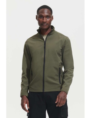 SOL-01195-Mens Softshell Zip Jacket Race